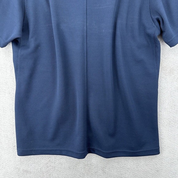 Nike Soccer Shirt Mens LARGE Blue Center Spell Out Outdoor Athletic Quick Dry - Picture 7 of 16